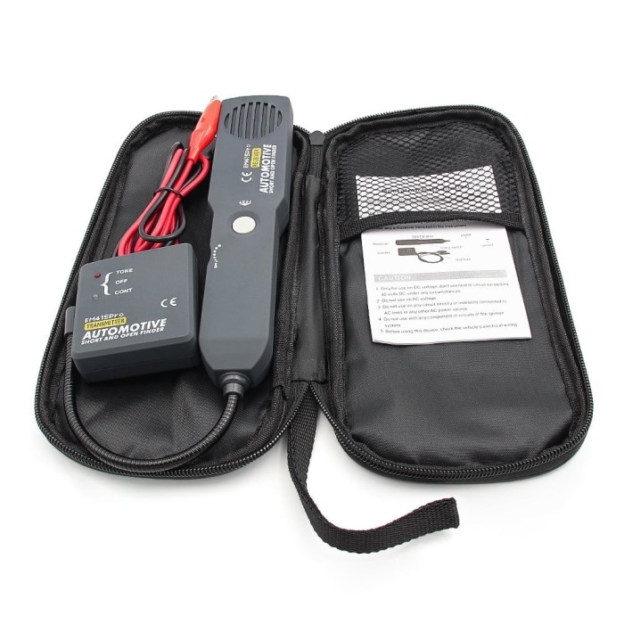 Tester Auto de Cabluri Techstar EM415Pro &ndash; Localizator Fire Scurtcircuit/Oprire, Ton, Verificare Continuitate