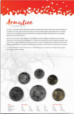 2018 Australia - SET 6 MONEDE UNC - Armistice Centenary