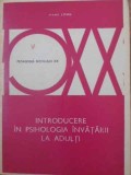 INTRODUCERE IN PSIHOLOGIA INVATARII LA ADULTI-HANS LOWE