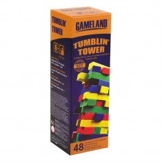 Joc Jenga Tumblin Tower Blocks, 48 piese colorate, 6 ani+ foto