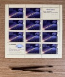 Sprijin pentru nevazatori, minicola de 10 timbre si 2 viniete 2007 LP 1789b