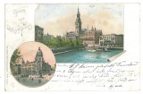 GER 81 - HAMBURG, Litho, Germany - old postcard - used - 1899