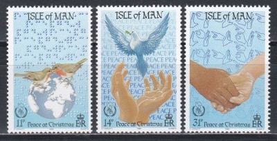 Isle of Man 1986 - Pace de Crăciun , MNH foto