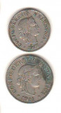 SV * Elvetia LOT 5 RAPPEN 1907 + 10 RAPPEN 1911 +/- F