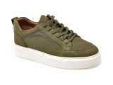 Pantofi BRAVELLI kaki, 43803, din nabuc