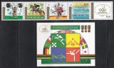 Turkmenistan 1992 - Jocurile Olimpice - Barcelona, ​​Serie + Colita, MNH