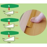 Profil Trecere Gresie Parchet, Pentru Diferenta de Nivel, Culoare Lemn &Icirc;nchis, Autoadeziv, 90cm Marimea S
