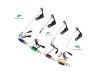 Set 4 Swingere Pescuit FL, LED, Mufă Jack, Contragreutate Culisantă, Culori Diferite, Avertizori Pescuit