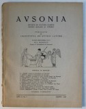 AVSONIA - REVISTA DE CULTURA CLASICA PENTRU SCOLARI SI TINERET , ANUL II , NR. 5 - MARTIE 1942