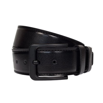 Curea casual barbati pentru jeans, catarama metalica, latime 4.5 cm, negru, piele naturala - CK217N foto