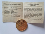 GERMANIA Medalie Friedrich II. der Grosse 1991