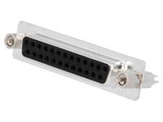 Conector D-Sub 25 pini mamă PCB drept