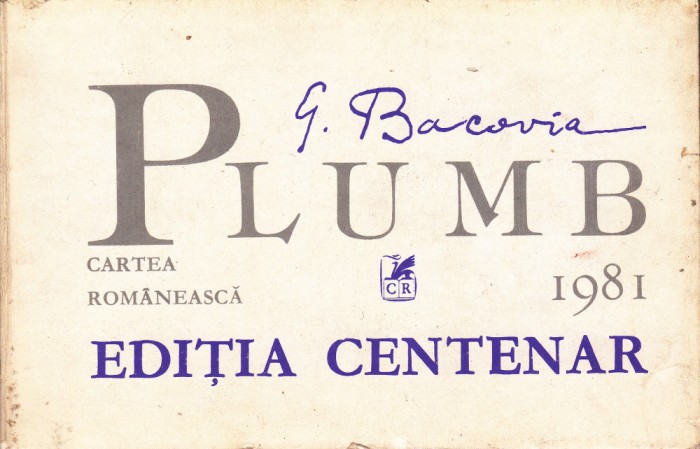 AS - GEORGE BACOVIA - PLUMB