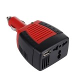 Cumpara ieftin Invertor auto cu iesire USB, tensiune DC 12V la AC 220V si putere 150 Watt
