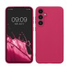 Husa Kwmobile pentru Samsung Galaxy S23 FE, Roz, Silicon, KWM000021LO003C, Carcasa