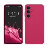 Husa Kwmobile pentru Samsung Galaxy S23 FE, Roz, Silicon, KWM000021LO003C, Carcasa