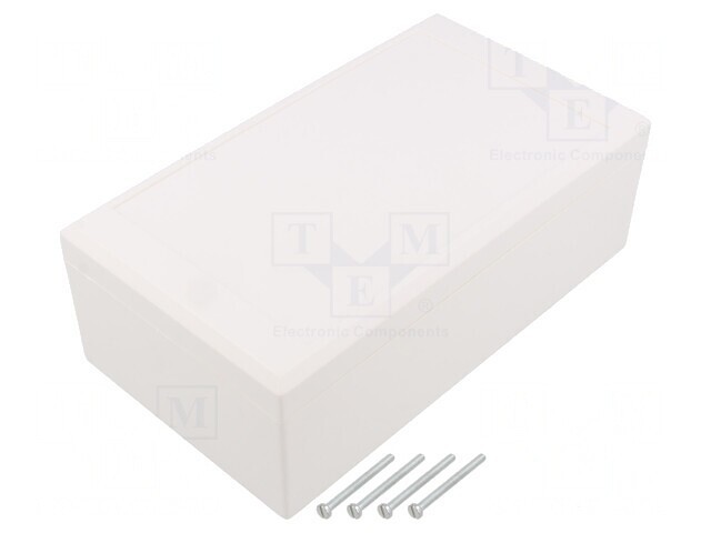 Carcasă universală ABS albă 112x200x71 mm