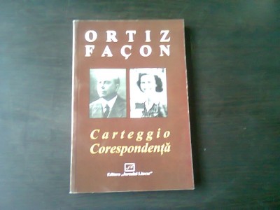 CARTEGGIO, CORESPONDENTA - ORTIZ- FACON foto