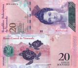 VENEZUELA 20 bolivares 2013 UNC!!!