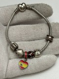 BRATARA ARGINT 925 - PANDORA - ALE - 4 Charmuri + 2 Opritoare - ORIGINALA !