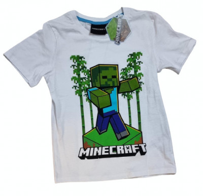 Tricou Minecraft ORIGINAL Zombie Forest 5-12 ani + Bratara CADOU !! foto