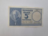 Norvegia 5 Kroner 1955