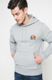 Ellesse bluză barbati, culoarea gri, cu glugă, cu imprimeu shs02216-athlGREY