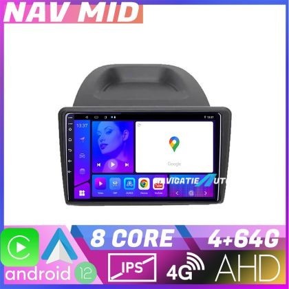 Navigatie Ford Fiesta 2012 2018 KIT 256 EDOTEC-LITE Android Ecran 720P Octa Core 4 64 Carplay CarStore Technology