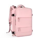 Rucsac Calatorie pentru Laptop, Business, pentru Avion, port de incarcare USB, pana la 35 L, Impermeabil, 42x30x20 cm, Roz, OBRALIX&reg;