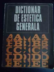 Dictionar De Estetica Generala - Colectiv ,545018 foto