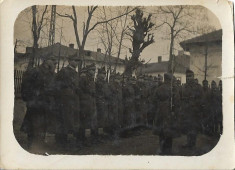A580 Soldati romani cu pusti 1930 poza veche foto