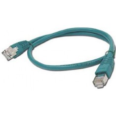 PATCH CORD UTP GEMBIRD Cat5e, cupru-aluminiu, 1 m, verde, AWG26, &quot;PP12-1M/G&quot; (timbru verde 0.08 lei)