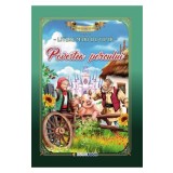 Povestea porcului. Carte de colorat cu povesti, scrisa cu litere mari de tipar