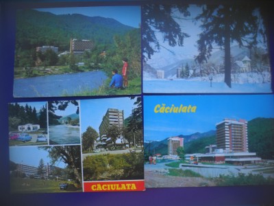 HOPCT LOT 4093 - 4 CARTI POSTALE-CACIULATA -JUD VALCEA-NECIRCULATE foto