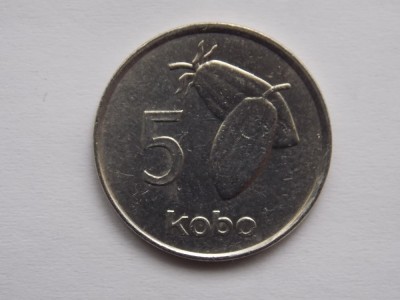 5 KOBO 1976 NIGERIA foto