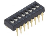 Comutator DIP-SWITCH 8 Secțiuni ON-OFF 24VDC