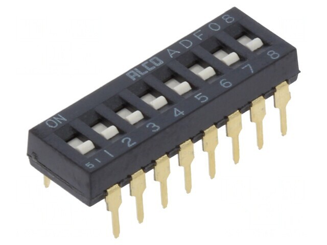 Comutator DIP-SWITCH 8 Secțiuni ON-OFF 24VDC