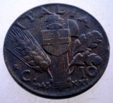 1.711 ITALIA WWII VITTORIO EMANUELE III 10 CENTESIMI 1943 R, Europa, Bronz-Aluminiu