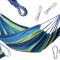 Hamac Multicolor Simplu (1 persoana), 200 x 100 cm + Kit de instalare - ALBASTRU AVX-KX5976