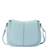 Geanta albastru deschis din piele naturala 8960 123