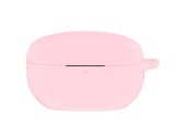 Cumpara ieftin Husa din silicon marca THD pentru castile wireless Sony WF-1000XM5, carabina inclusa, culoarea roz