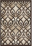Cumpara ieftin Covor Model Luna 1802-11, Marime 60 x 110 cm, Maro, Inaltime Fir 6 mm, Antialergic, Polipropilena, Living, Dormitor, Sufragerie, Birou