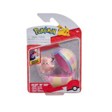 Pokemon - Figurine Clip N Go, Clefairy &amp; Heal Ball