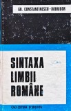 Sintaxa limbii rom&acirc;ne - 1994 - Gheorghe Constantinescu Dobridor (@T13)