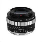 Cumpara ieftin Obiectiv manual TTArtisan 23mm F1.4 Black&amp;Silver pentru Sony E-mount