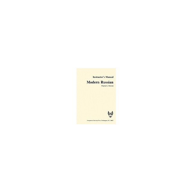 Modern Russian Instructor&#039;s Manual