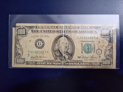 Bancnotă 100$ 1981 foto