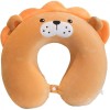 Pern&Auml; travellion, suport ergonomic pentru g&Atilde;&cent;t &Egrave;i cap, spum&Auml; cu memorie, 30x30 cm, sistem de prindere cu capse, maro