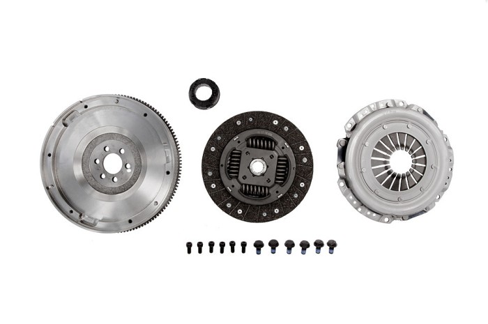 Kit ambreiaj cu volanta simpla Vw, Audi, Skoda Motor 1.8, 1.8 T 2.0, 1.9tdi 101 Cp Passat 1999-2005, A4, A6 1999-2005, Superb 2001-2008, Pentru Volan