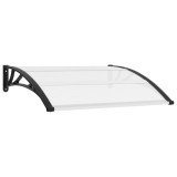 Copertina Usa Gossi 120x75cm, Policarbonat, Negru/Transparent, Protectie Intemperii